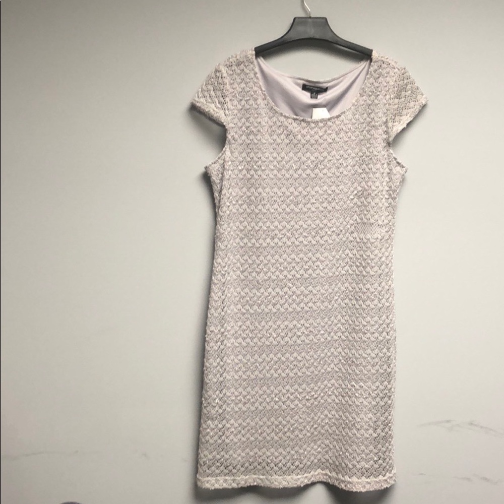 Silver grey dress by Sharagano, size 16